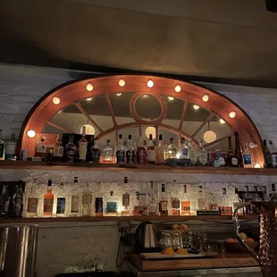 Interior at the bar