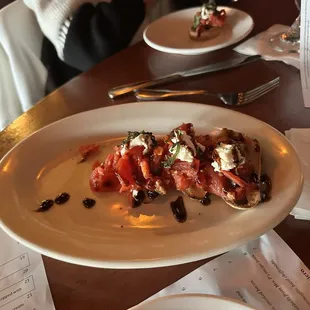 The freshest bruschetta I have eaten in years. Only 8$ for happy hour!