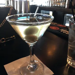 Dirty Martini - yum!