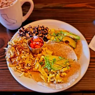 We need one in the Bay Area! 100% Organic; Grass-fed meat options; raw milk; raw honey  Breakfast Taco Plate