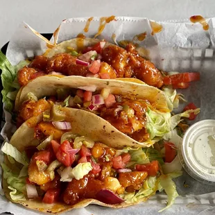 Boom Boom Shrimp Tacos