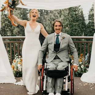 Modern, whimsical-garden wedding in Yosemite