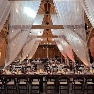 A beautiful view of our venue set up