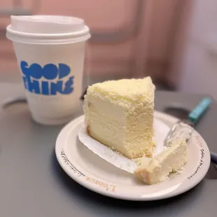 Hokkaido Cheesecake ($11) + Chamomile &amp; Elderflower Tea, non-caffeinated ($4?)