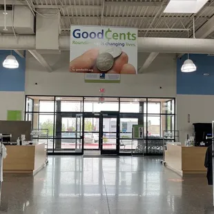 Looking at entrance/exit