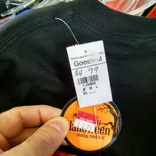 Brand New shirt that was clearanced at Walmart and donated to Goodwill where they doubled the price.