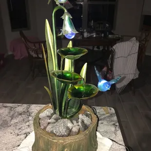 Hummingbird fountain $15 Monday sale