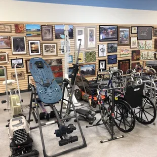 A good selection of Exercise Equipment reasonably priced and in good condition!