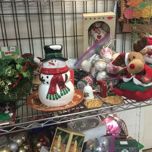 Christmas items still here in April, cool!