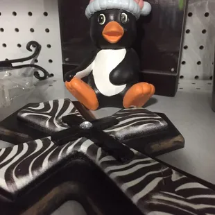 Cool cross penguin