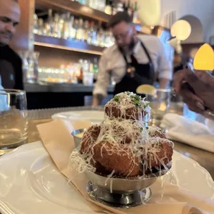 Cheese beignets