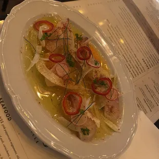 Hamachi Crudo
