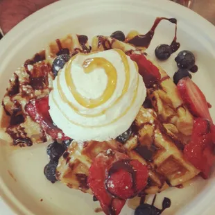 Saturday morning waffles