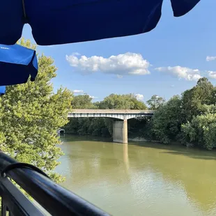 Great view and you see boats going past !