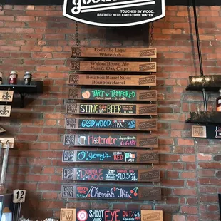 a brick wall with a sign that says goodwood