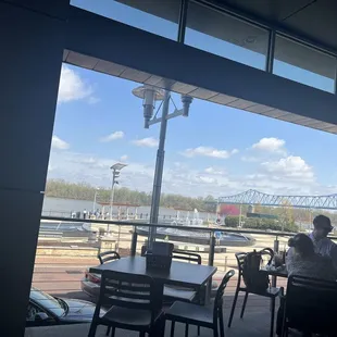 Great location. Service spotty. Appetizers very slow on my two visits. Overall just OK. With quicker service would rate higher.