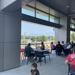 Killer patio with great views!