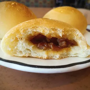 Really, really good baked char siu bao. Very much like Tim Ho Wan in Las Vegas.