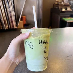 Iced Matcha Latte