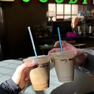 Mexican mocha and dirty earl