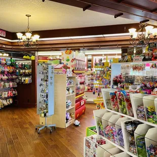 the inside of a store