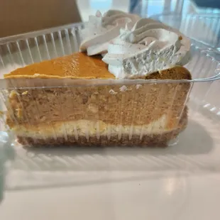 Pumpkin cheesecake