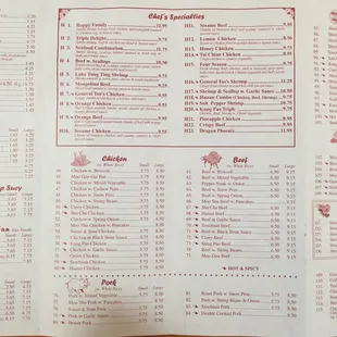 Menu 1/2. It&apos;s also up on Menuism.