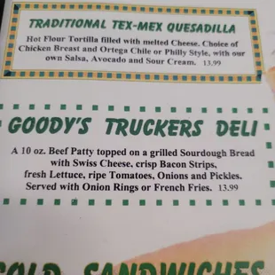 Goody's Trucker Deli