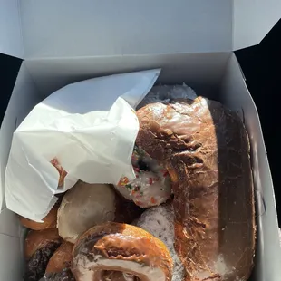 a box of donuts