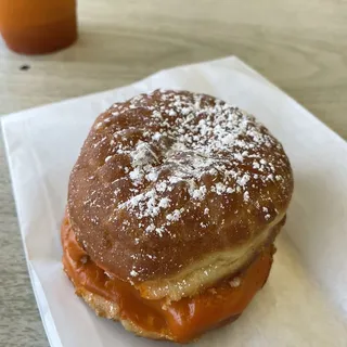 Thai Tea Custard Donut
