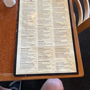 Breakfast with my son!