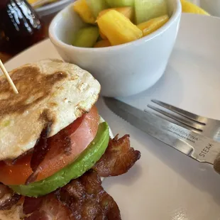 Seasonal Fruit and English Muffin BTA