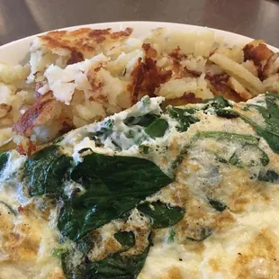 Greek egg white omelette