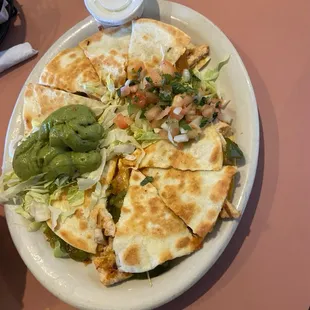 Fajita quesadillas chicken