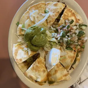 Fajita quesadillas this one is beef