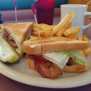 BLT with fries