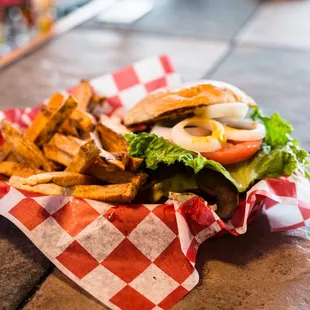 food, burgers