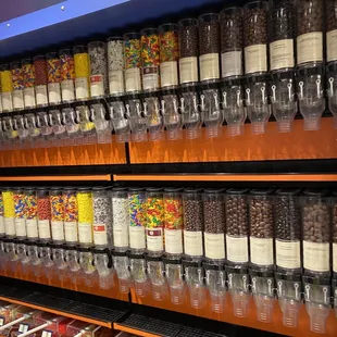 a display of candy