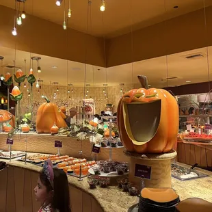 Buffet area for halloween