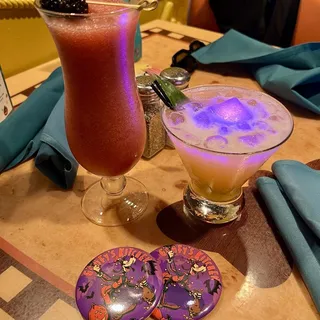 Frozen Blackberry and Peach Sangria