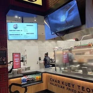 sushi and sashimi, interior