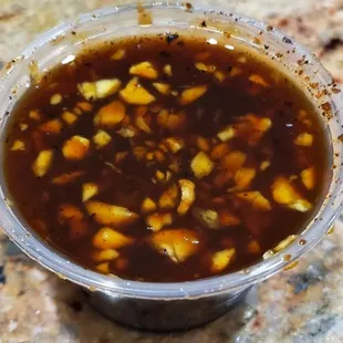 Soy garlic sauce