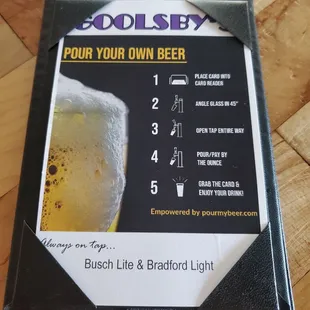 Self-pour beer here! Get ready to try a lot of local craft brewskis