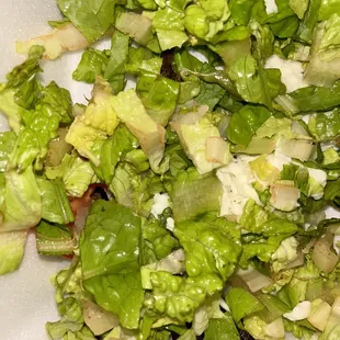 $11.75 for a TINY salad with brown lettuce. Just terrible!