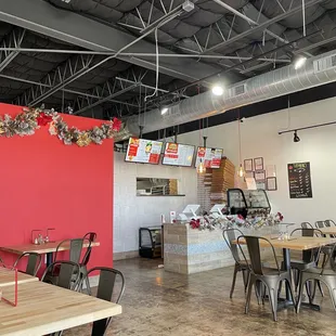 the dining area