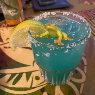Margarita with frog :)