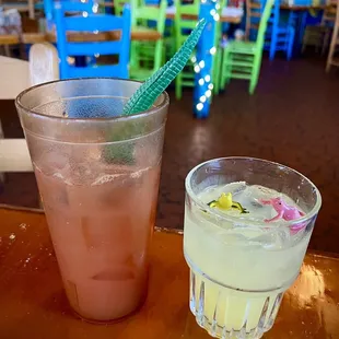 Crocodile Punch and Beetle Juice