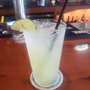 Yummy rum mixed drink. Perfection