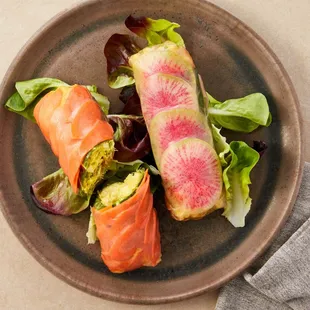 Curry Chicken Salad Summer Rolls