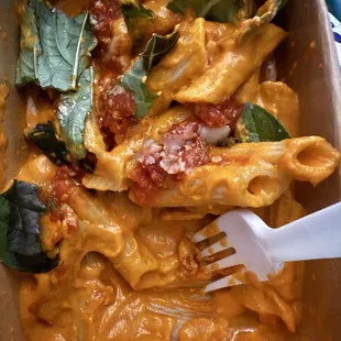 Penne No Vodka Pasta